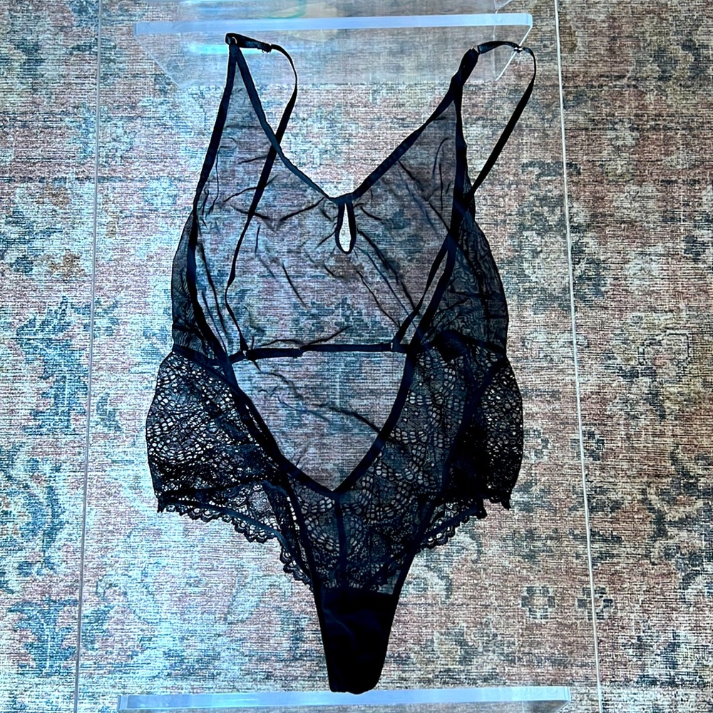 Only Hearts Black Bodysuit